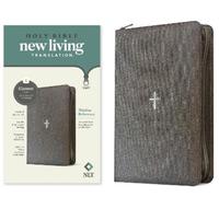 Tyndale House P NLT Thinline Reference Zipper Bible, Fila (Rilegato in ecopelle)