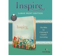 Tyndale Inspire Bible Large Print NLT (Leatherlike, Flora (Rilegato in ecopelle)