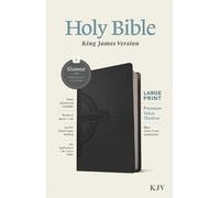 Tyndale KJV Large Print Premium Value Thinline Bible, Fil (Rilegato in ecopelle)