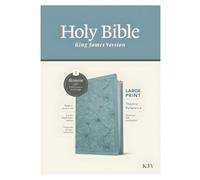 Tyndale KJV Large Print Thinline Reference Bible, Filamen (Rilegato in ecopelle)