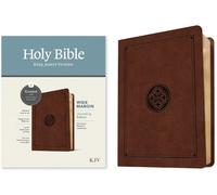 Tyndale KJV Wide Margin Bible, Filament Edition, Dark Bro (Rilegato in ecopelle)