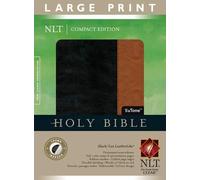 Tyndale Large Print Compact Bible-NLT (Rilegato in ecopelle)