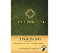 Tyndale Living Bible Large Print Red Letter Edition, Indexed (Copertina rigida)