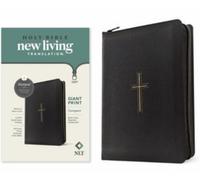 Tyndale NLT Compact Giant Print Zipper Bible, Filament-En (Rilegato in ecopelle)