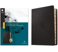 Tyndale NLT Courage for Life Study Bible for Men (Leather (Rilegato in ecopelle)