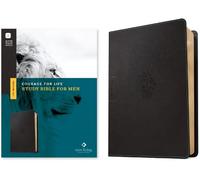 Tyndale NLT Courage for Life Study Bible for Men (Leather (Rilegato in ecopelle)