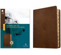 Tyndale NLT Courage for Life Study Bible for Men (Leather (Rilegato in ecopelle)