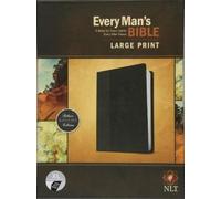Tyndale NLT Every Man's Bible, Large Print, Black/Onyx, I (Rilegato in ecopelle)