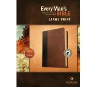 Tyndale NLT Every Man's Bible, Large Print, Brown/Tan, In (Rilegato in ecopelle)