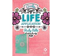 Tyndale NLT Girls Life Application Study Bible, Teal/Pink (Rilegato in ecopelle)