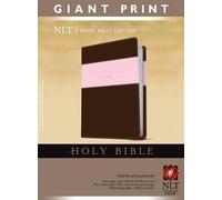 Tyndale NLT Holy Bible, Giant Print, Pink/Brown (Rilegato in ecopelle)