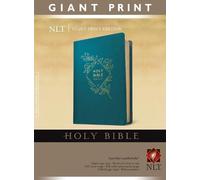 Tyndale NLT Holy Bible, Giant Print, Teal, Red Letter (Rilegato in ecopelle)