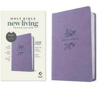 Tyndale NLT Large Print Premium Value Thinline Bible, Fil (Rilegato in ecopelle)