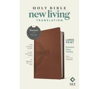 Tyndale NLT Large Print Premium Value Thinline Bible, Fil (Rilegato in ecopelle)