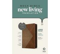 Tyndale NLT Large Print Thinline Reference Zipper Bible, (Rilegato in ecopelle)