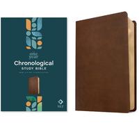 Tyndale NLT One Year Chronological Study Bible (Leatherli (Rilegato in ecopelle)