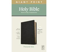 Holy Bible: NLT, Black, Genuine Leather, Filament Enabled, Personal Size Giant Print