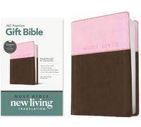 NLT Premium Gift Bible, Filament Enabled, Pink/Dark Brown