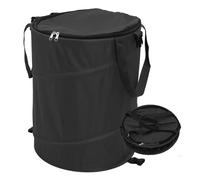 TYNJKJDM 2PCS Sacchi da Giardinaggio con Coperchio,272L Raccogli Foglie da Giardino,Sacchi per rifiuti Pieghevoli con Maniglie,Robusti,Antistrappo e riutilizzabili(3pcs Without Cover,67x84cm)