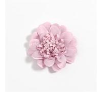 TYNXK 50 Pezzi 4,2 cm 1,7" Mini Tessuto Pizzo Artificiale Fiore Pizzo Toppa Applique Abito da Sposa Fiori Fai da Te(Pink)