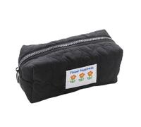 TYNXK Astuccio Per Matite 1pcs Forma del cuscino a matita Pennello di grandi dimensioni Borse da viaggio multiuso for viaggi cosmetici Student Stationery Forniture Portamatite (Color : Black)