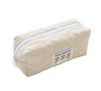 TYNXK Astuccio Per Matite 1pcs Forma del cuscino a matita Pennello di grandi dimensioni Borse da viaggio multiuso for viaggi cosmetici Student Stationery Forniture Portamatite (Color : Beige)