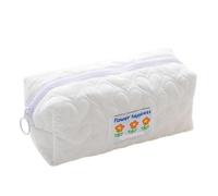 TYNXK Astuccio Per Matite 1pcs Forma del cuscino a matita Pennello di grandi dimensioni Borse da viaggio multiuso for viaggi cosmetici Student Stationery Forniture Portamatite (Color : White)