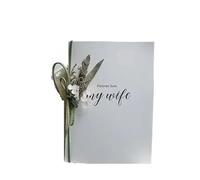 TYNXK Biglietti di Auguri for Matrimonio, Biglietti piegati, Stile Vintage, Piccoli e freschi, for sposi mariti(Wife A)
