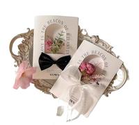 TYNXK Wedding Vows Creative Om And Bride Speech High End Handwritten Card Declaration Folded Gift(Color-08)