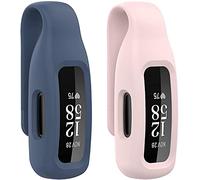 Tyogeephy 2-Pack Clip Holder Compatibile con Fitbit Inspire 2/ Ace 3 Fitness Tracker, Morbido Silicone Sostituzione Custodia per Inspire 2 Ace 3