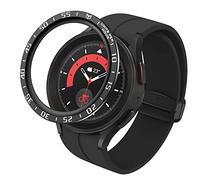 Tyogeephy Bezel Styling Compatibile con Cover Galaxy watch 5 pro, Ghiera Anti Graffio Acciaio Inossidabile Adesiva Accessorio