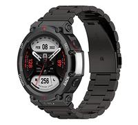 Tyogeephy Cinturino Compatibile con Amazfit T-Rex 2, Acciaio inossidabile Metallo Cinturino Sport Sostituzione Compatibile con Amazfit T-Rex 2 Cinturino