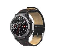 Tyogeephy Cinturino Compatibile con Amazfit T-Rex 3, Gentiluomo Elegante Avanzati Cintura Ricambio, Uomini Donne Pelle Cinturino Compatibile con T-Rex 3