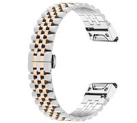 Tyogeephy Cinturino Compatibile con Garmin Fenix 7S/Fenix 6S Pro/Fenix 6S/Fenix 5S Plus/Fenix 5S, [20mm QuickFit Cinturini di Ricambio in Acciaio Inossidabile] Bracciale per Garmin Descent Mk2S