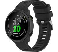 Tyogeephy Cinturino Compatibile con Garmin Forerunner 55 20mm Morbido Silicone Sostituzione Cinturino Braccialetto per Forerunner 158/645/venu Sq/Watch Active 2/Galaxy watch 42MM