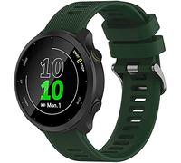 Tyogeephy Cinturino Compatibile con Garmin Forerunner 55 20mm Morbido Silicone Sostituzione Cinturino Braccialetto per Forerunner 158/645/venu Sq/Watch Active 2/Galaxy watch 42MM