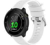 Tyogeephy Cinturino Compatibile con Garmin Forerunner 55 20mm Morbido Silicone Sostituzione Cinturino Braccialetto per Forerunner 158/645/venu Sq/Watch Active 2/Galaxy watch 42MM
