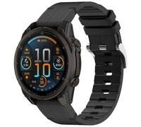 Tyogeephy Cinturino Compatibile con Garmin Quatix 8 51MM/instinct 3 Solar 50MM braccialetti sportivi in silicone morbido sostitutivo, bracciale da polso per il tracker di attività 01