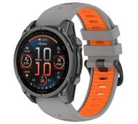 Tyogeephy Cinturino Compatibile con Garmin Quatix 8 51MM/instinct 3 Solar 50MM braccialetti sportivi in silicone morbido sostitutivo, bracciale da polso per il tracker di attività
