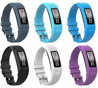 Tyogeephy cinturino Compatibile con Garmin Vivofit 1/ Vivofit2, Cinturino di ricambio colorato in silicone morbido polsino per Vivofit 1/ Vivofit 2 Activity Tracker