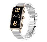 Tyogeephy Cinturino Compatibile con Huawei Watch Fit Mini Smartwatch Solid Acciaio inossidabile Cinturino Link Metal per Watch Fit Mini Accessories