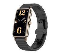 Tyogeephy Cinturino Compatibile con Huawei Watch Fit Mini Smartwatch Solid Acciaio inossidabile Cinturino Link Metal per Watch Fit Mini Accessories