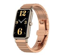 Tyogeephy Cinturino Compatibile con Huawei Watch Fit Mini Smartwatch Solid Acciaio inossidabile Cinturino Link Metal per Watch Fit Mini Accessories
