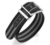 Tyogeephy Cinturino in Nylon Compatibili con Omega Seamaster 300/Tudor Black Bay/MoonSwatch Mission Series, 20mm 22mm Fascia Regolabile Traspirante Uomo Donna