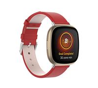 Tyogeephy Cinturino in Pelle Compatibile con Fitbit versa 4 / Sense Watch, Cinturini di Ricambio in Vera Pelle Compatibile con Fitbit versa 4 / Sense Cinturino