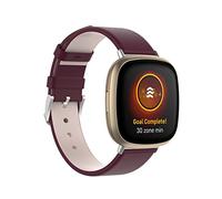 Tyogeephy Cinturino in Pelle Compatibile con Fitbit versa 4 / Sense Watch, Cinturini di Ricambio in Vera Pelle Compatibile con Fitbit versa 4 / Sense Cinturino