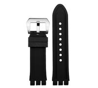 Tyogeephy Cinturino per Swatch YOS440 413 424 23mm, Bracciale Cinturini Morbido Silicone per YOS440 413 424 23mm
