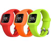 Tyogeephy Compatibile con Garmin Vivofit Jr. 3 Cinturino per bambini, Morbido Sport Silicone Braccialetti Compatibile con GarminFit Jr. 3 Swim-Friendly Regolabile Sostituzione Ragazzi ragazze