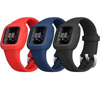 Tyogeephy Compatibile con Garmin Vivofit Jr. 3 Cinturino per bambini, Morbido Sport Silicone Braccialetti Compatibile con GarminFit Jr. 3 Swim-Friendly Regolabile Sostituzione Ragazzi ragazze