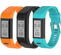 Tyogeephy Compatibile con Garmin Vivosmart HR+ Cinturino Donne Uomini, Sostituzione Silicone Braccialetti Cinturini per Vivosmart HR Plus, Approach X10, X40